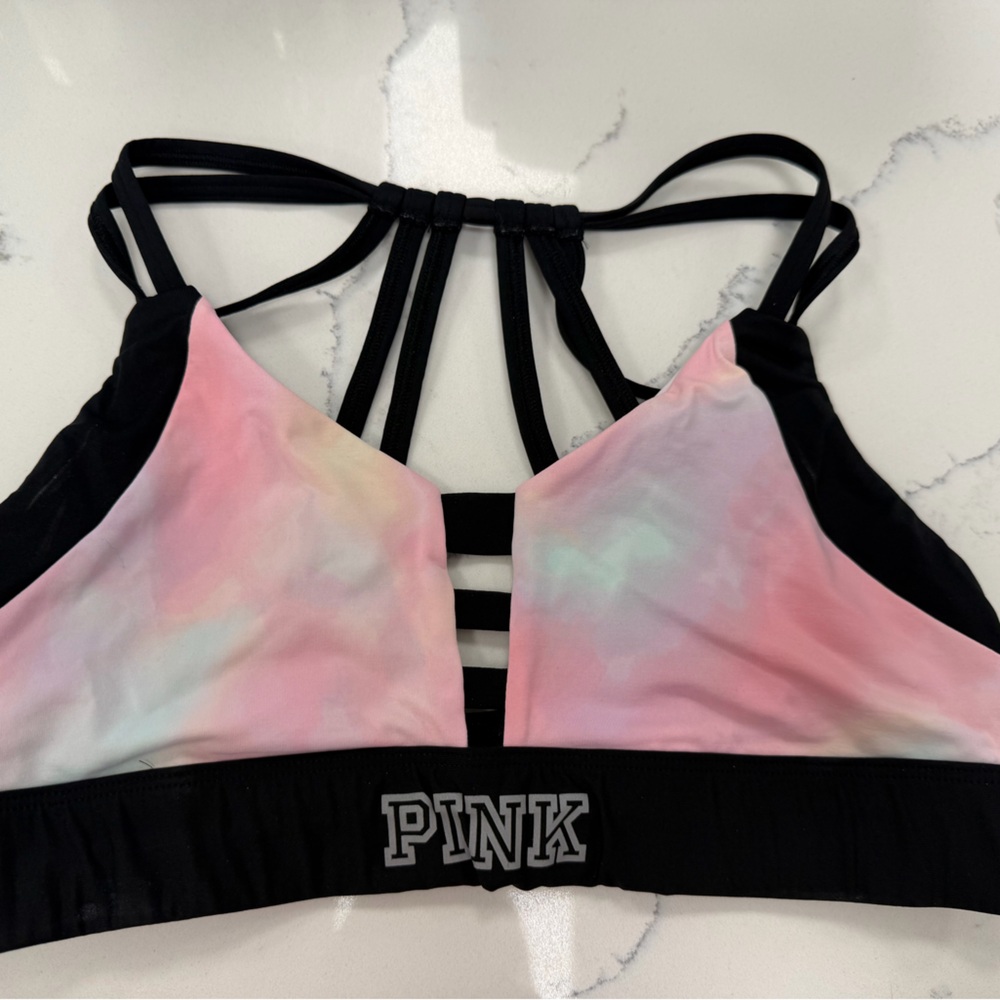 PINK Victoria's Secret Tie-Dye Strappy Bralette